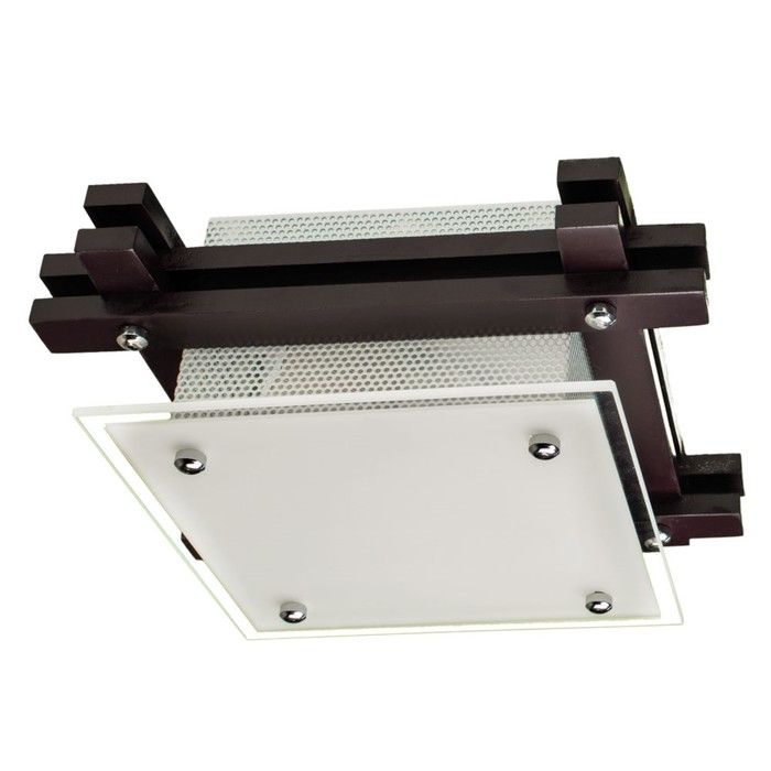 Светильник "Archimede" 1x60W E27 венге 23x23x9 см