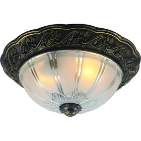 

Светильник "Piatti" 2x60W E27 бронза 32x32x15 см