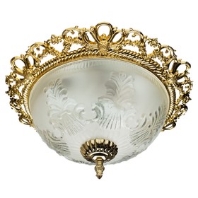 

Светильник "Piatti" 2x60W E27 золото 34x34x18 см