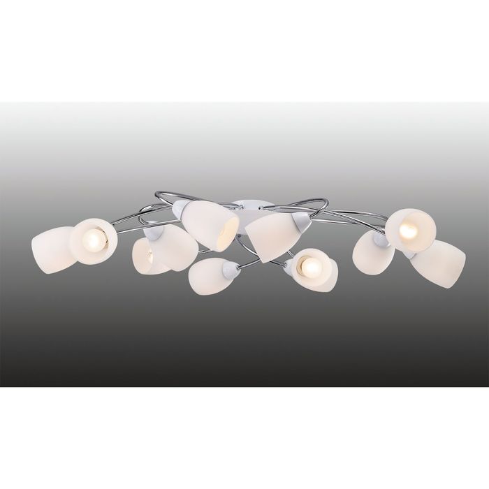 Люстра 1042-12U "Blanca" 12xE14 40W хром 49,5x94,5x25 см