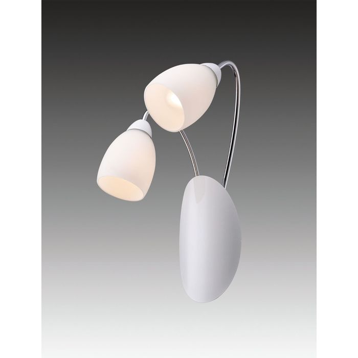 Бра 1042-2W "Blanca" 2xE14 40W хром 30x17x35 см