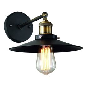 

Бра 2003/01 AP-1 "Delta" 1x40W E27 черный 26x22x24 см