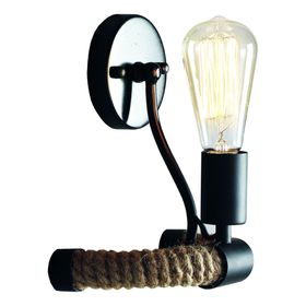 

Бра 8108/01 AP-1 "Paula" 1x40W E27 черный 22x22x26 см
