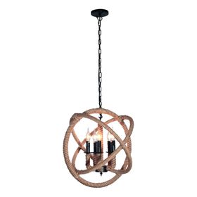 

Люстра 8103/01 SP-5 "Marina" 5x40W E14 черный 52x52x56 см