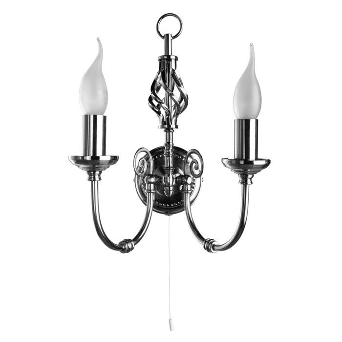 Бра A8392AP-2SS "Zanzibar" 2x60W E14 30x15x33 см