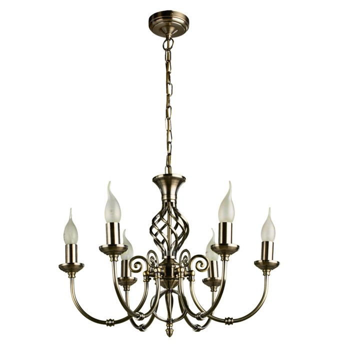 Люстра A8392LM-6AB "Zanzibar" 6x60W E14 51x51x40 см