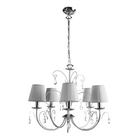 

Люстра A1743LM-5WH "Romana Snow" 5x40W E14 66x66x51 см