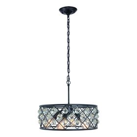

Подвес 8203/01 SP-4 "Brava" 4x40W E27 черный 50x50x40 см
