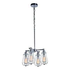 

Люстра подвес "Ofelia" 4x40W E27 хром 41x41x58 см