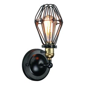 

Бра 2247/03 AP-1 "Corsetto" 1x40W E27 черный 14x13x30 см