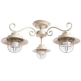

Люстра A4579PL-3WG "Lanterna" 3x60W E27 62x62x28 см