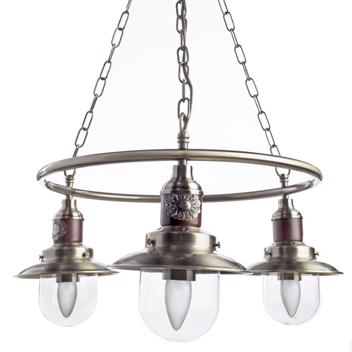 Люстра A4524LM-3AB "Sailor" 3x60W E27 65x65x25 см