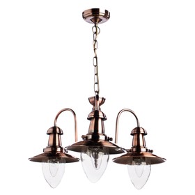 

Люстра A5518LM-3RB "Fisherman" 3x60W E27 59x59x33 см