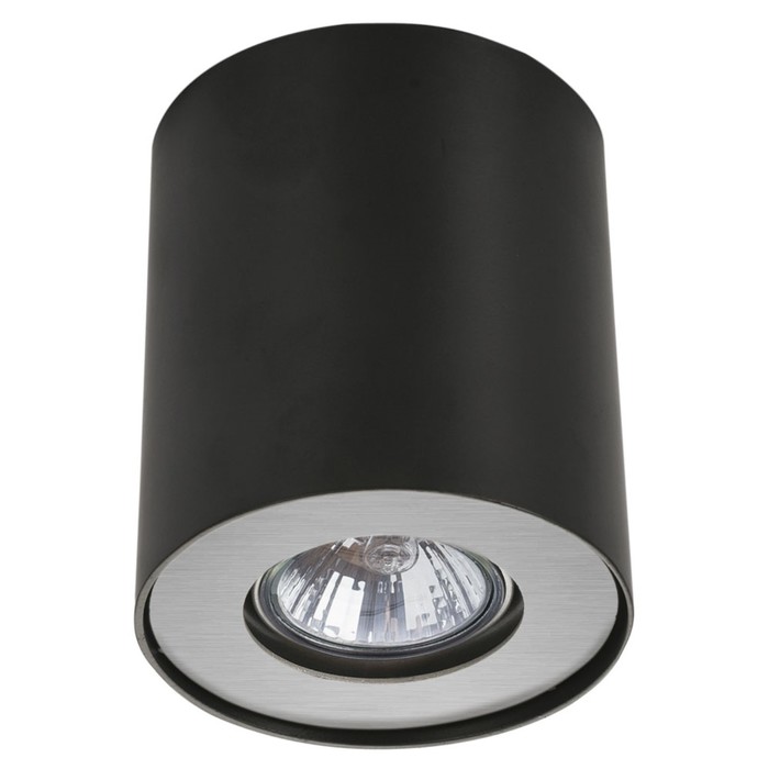 Светильник Falcon 1x50W GU10 черный 11x11x13 см 2570₽