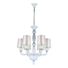 

Люстра 1154/03 LM-6 "Bilancia" 6x40W E14 белый 68x68x78 см