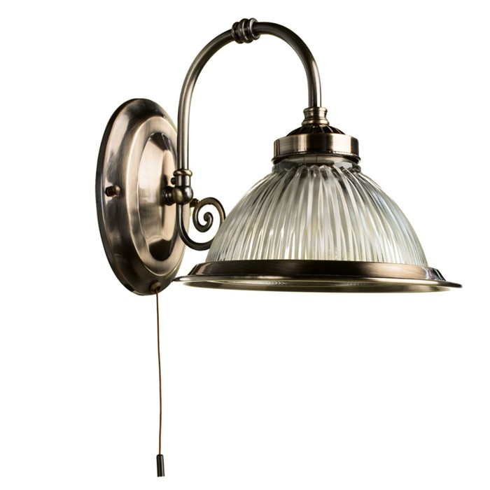 фото Бра a9366ap-1ab "american diner" 1x60w e27 20x25x21 см arte lamp