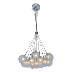 

Люстра подвес "Grappolo" 13x1,5W G4 LED хром 52x52x15 см