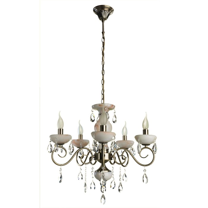 Люстра A9591LM-5AB "Onyx Red" 5x40W E14 58x58x50 см