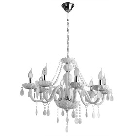 

Люстра A3964LM-8WH "Teatro" 8x60W E14 76x76x60 см