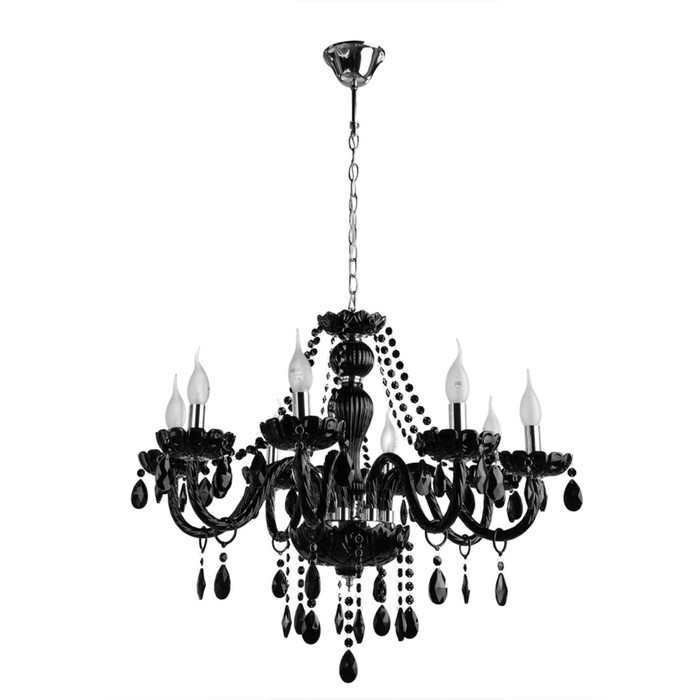 Люстра A3964LM-8BK "Teatro" 8x60W E14 76x76x60 см