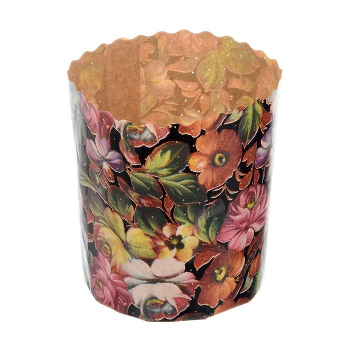 Набор бумажных форм для выпечки куличей ""Пасхальный", 3 шт