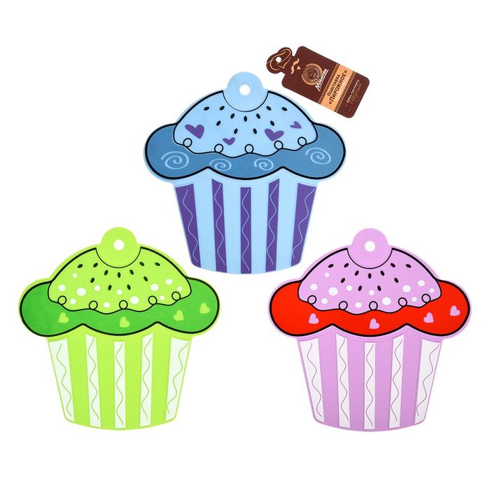 Подставка термостойкая "Пирожное", цвет МИКС