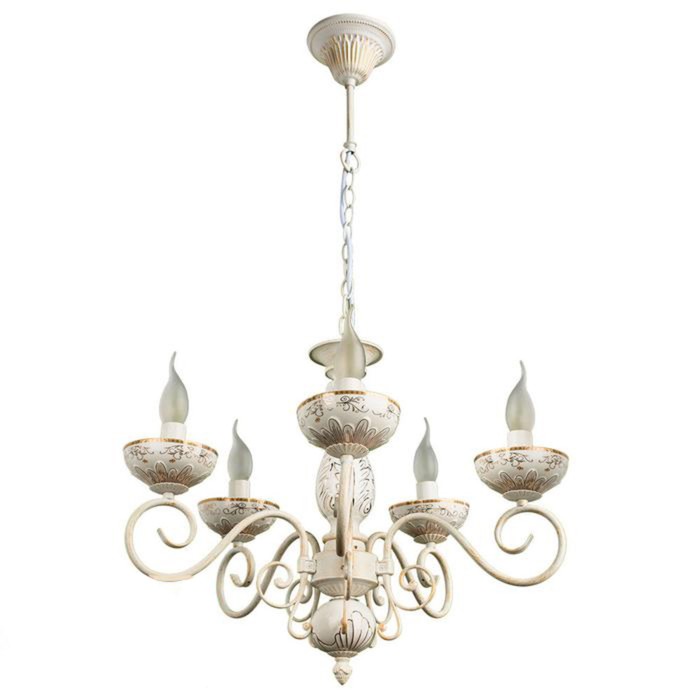 Люстра A9594LM-5WG "Lucia" 5x40W E14 56x56x44 см