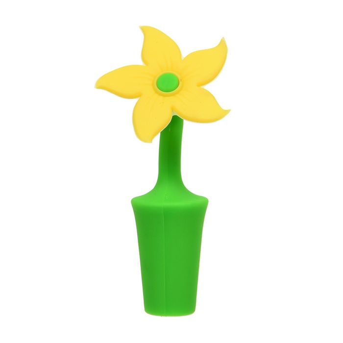 Пробка для бутылки "Цветочек", цвет МИКС