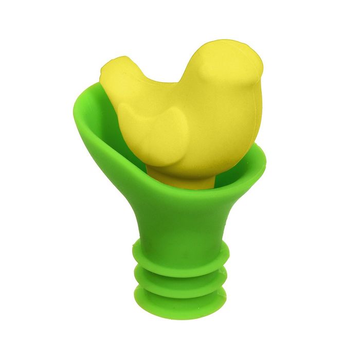 Пробка-лейка для бутылки "Птичка", цвет МИКС