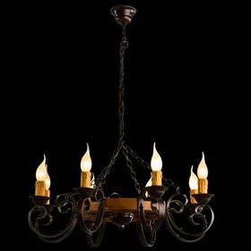 

Люстра A9520LM-8BR "Taverna" 8x60W E14 66x66x35 см