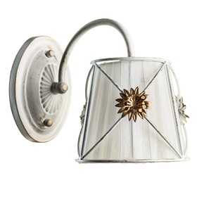 

Бра "Fortuna" 1x60W E27 белый 25x25x20 см