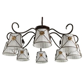 

Люстра A5495PL-8BR "Fortuna" 8x60W E27 75x75x28 см