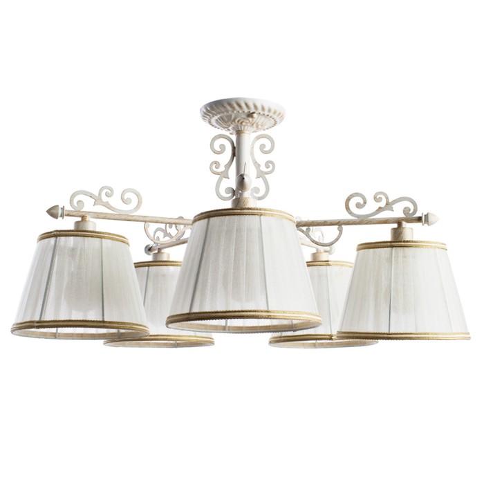 Люстра A9513PL-5WG "Jess" 5x40W E14 64x64x34 см