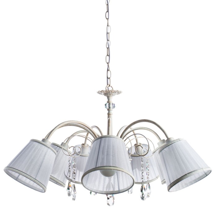 Люстра A9515LM-7WG "Alexia" 7x40W E14 74x74x42 см