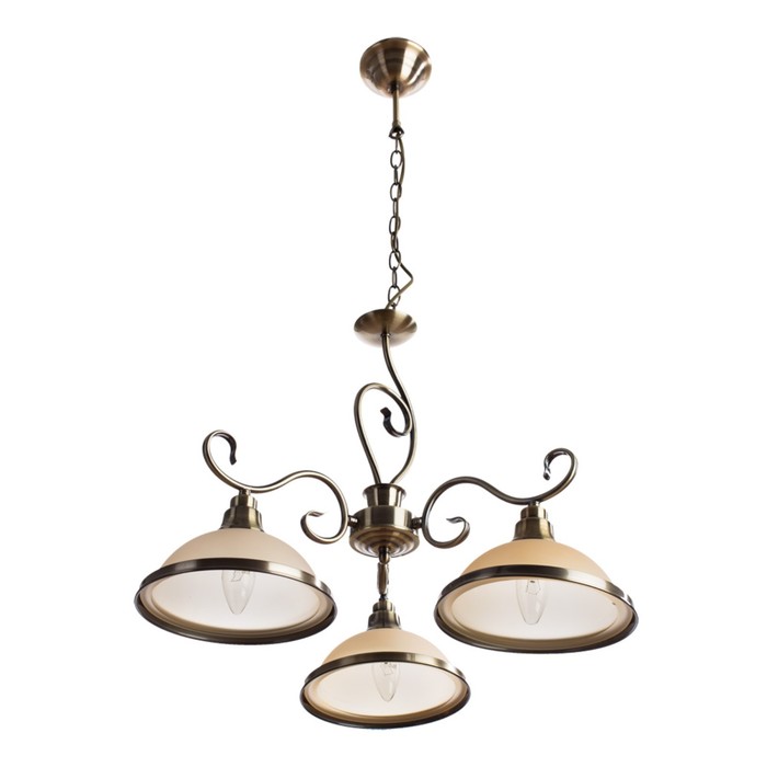 Люстра A6905LM-3AB "Safari" 3x60W E27 57x57x42 см