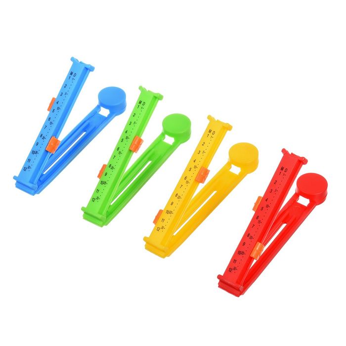 Набор зажимов для пакетов, с датами, 4 шт