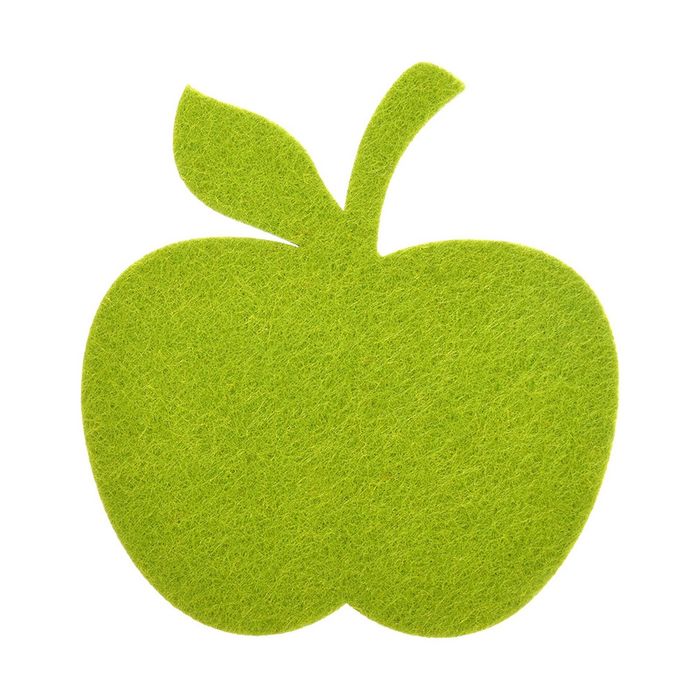 Подставка "Яблоко" фетровая, цвет МИКС