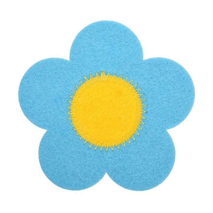 Подставка "Цветочек" фетровая, цвет МИКС