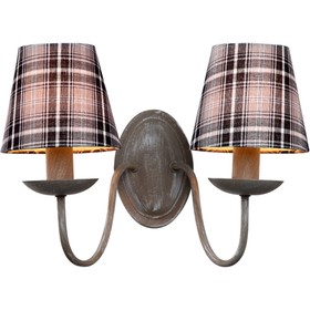 

Бра "Scotch" 2x40W E14 кремовый 22x36x26 см