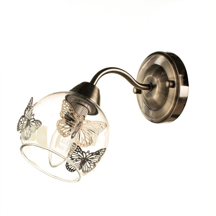 Бра A5004AP-1AB "Alessandra" 1x40W E14 23x11x18 см