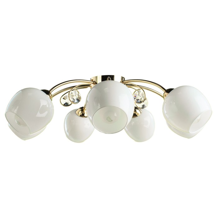 Люстра A9549PL-7GO "Millo" 7x60W E27 72x72x22 см