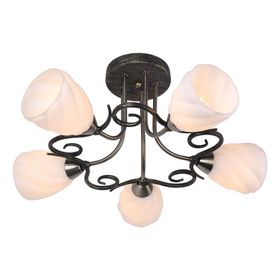 

Люстра A6253PL-5BA Swirls 5x40W E14 55x55x26 см