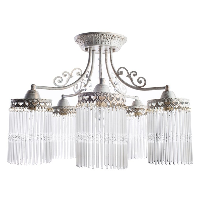 Люстра A1678PL-5WG "Torrente" 5x60W E14 55x55x36 см