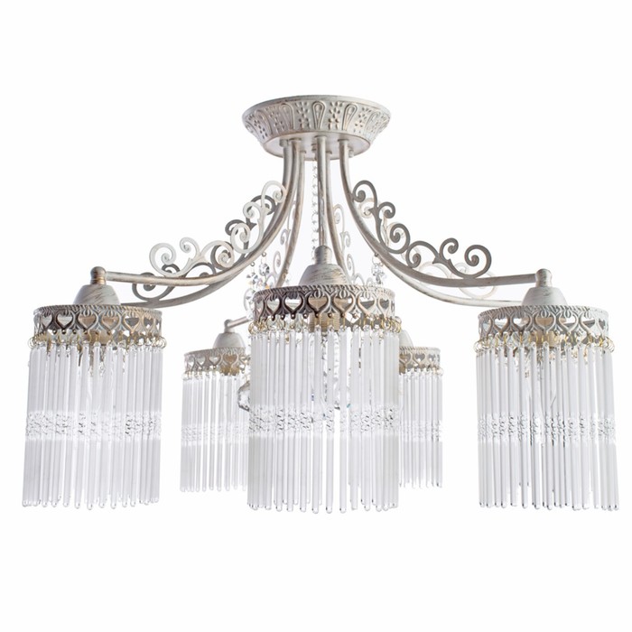 Люстра A1678PL-7WG "Torrente" 7x60W E14 66x66x40 см