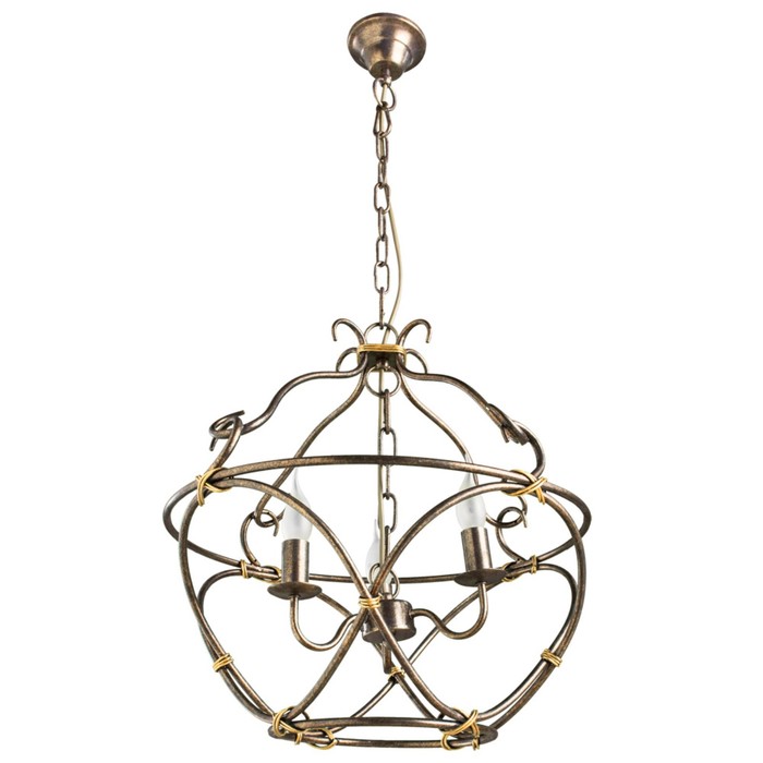 Люстра A8960SP-3GA "Bellator" 3x40W E14 53x53x51 см