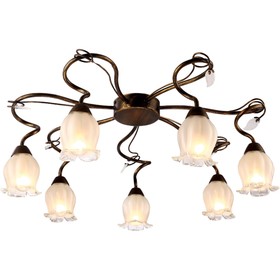 

Люстра A7449PL-7BR "Glamore" 7x40W E14 55x55x27 см