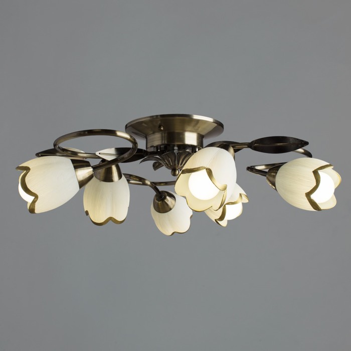 

Люстра A6061PL-6AB Perce 6x60W E14, 60x60x20 см