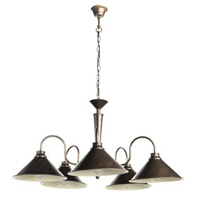 

Люстра A9330LM-5BR "Cone" 5x60W E27 83x83x54 см