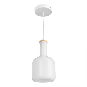 

Люстра подвес "Accento" 1x40W E14 белый 15x15x25 см