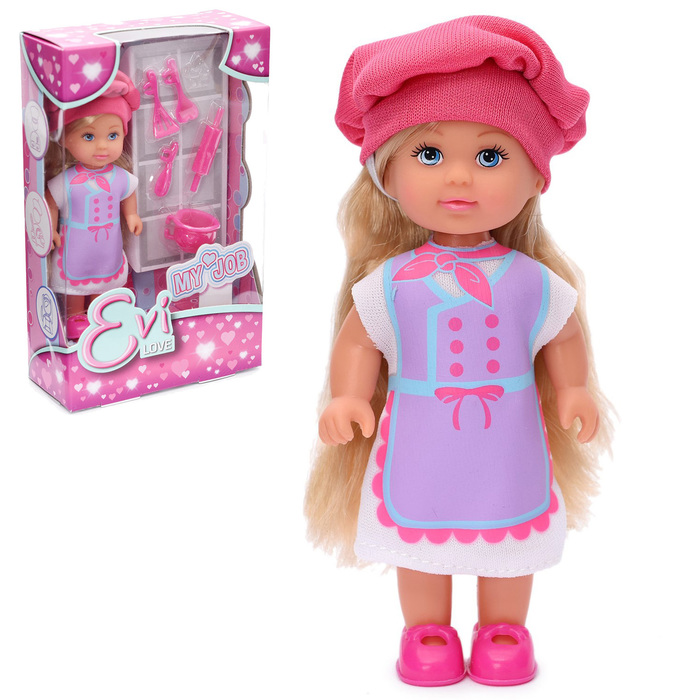 Кукла "Еви любимая работа" 12см, МИКС  5733042